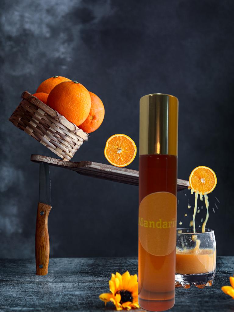 Mandarīna ēterisko eļļu aromrullītis